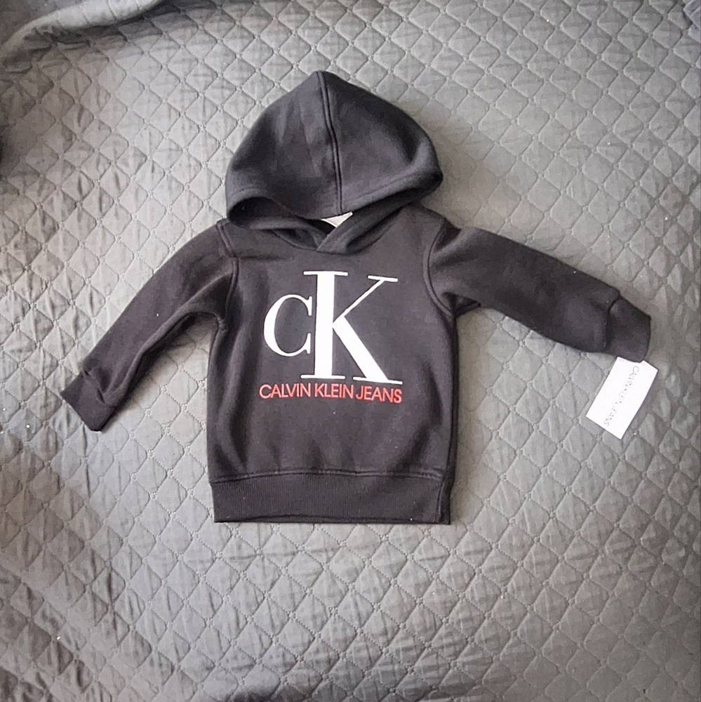 Calvin Klein Kids Black Hoodie, sz 12months